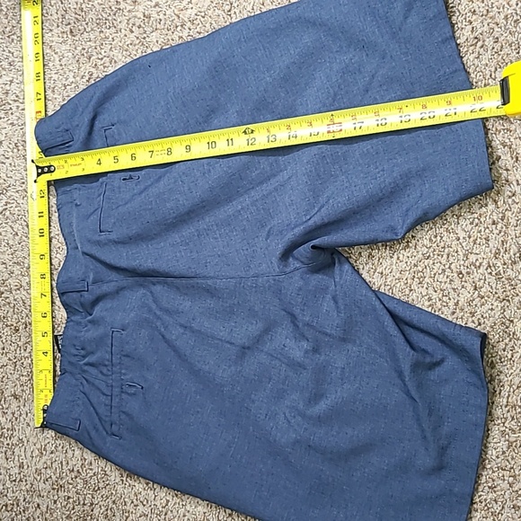 Pebble Beach Blue Flat Front Shorts for Casual Comfort - Picture 5 of 6